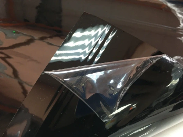 Черный супер глянец, без каналов,с защиткой 5 star (1,52*20м. ) premium