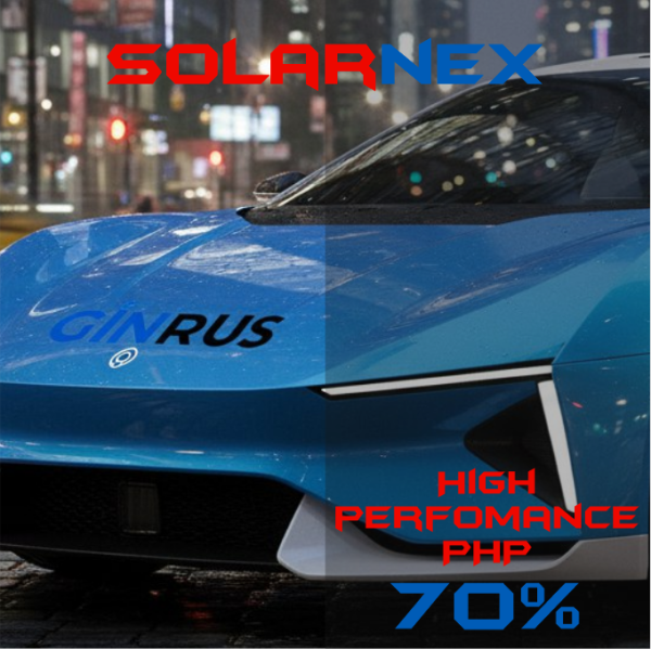 70% Solarnex HIGH PERFOMANCE PHP тонировочная пленка металл