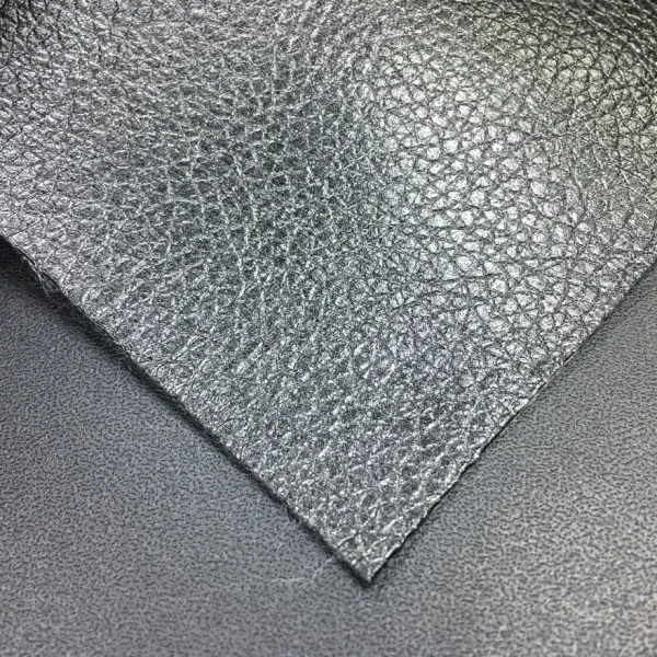 Экокожа Орегон ЧЕРНАЯ БЛЕСК ширина 1,4м толщина 0,85мм