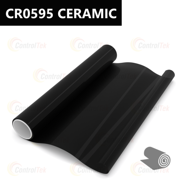 Тонировочная пленка ControlTek CR 0595 CERAMIC (30м*1,524м) светопропускание 5% Тонировочная пленка ControlTek CR 0595 CERAMIC (30м*1,524м) светопропускание 5%