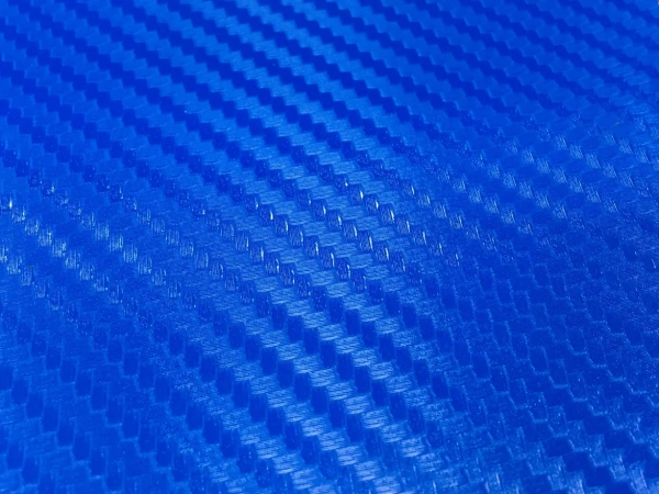 Пленка Карбон цвет Голубой Модель 23199, 181mkm