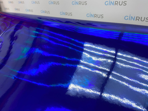 Пленка ЛАЗЕРНЫЙ хром синий (1,52*18м)