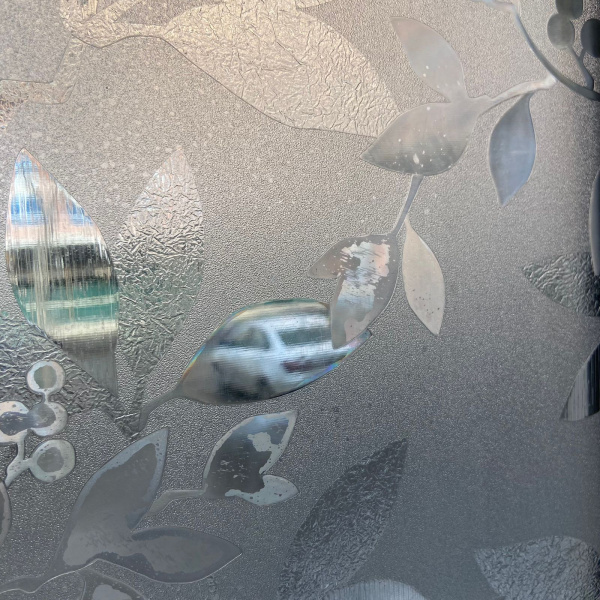 Пленка витражная статическая МН47, 90см. х 50м.(одуванчики)