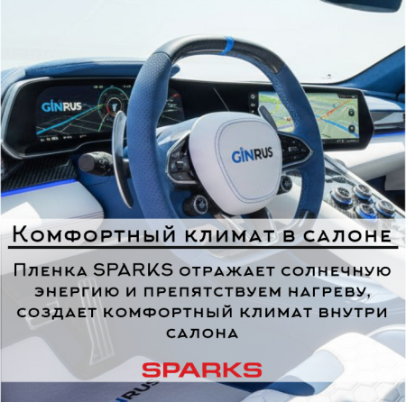 Тонировочная, Sparks MAX PRO 20 автомобильная пленка  (1,524*30м.)