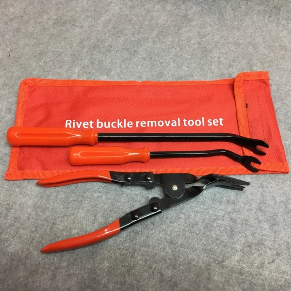 Набор клипсодеров/пистонов S176  3 предмета (металл)