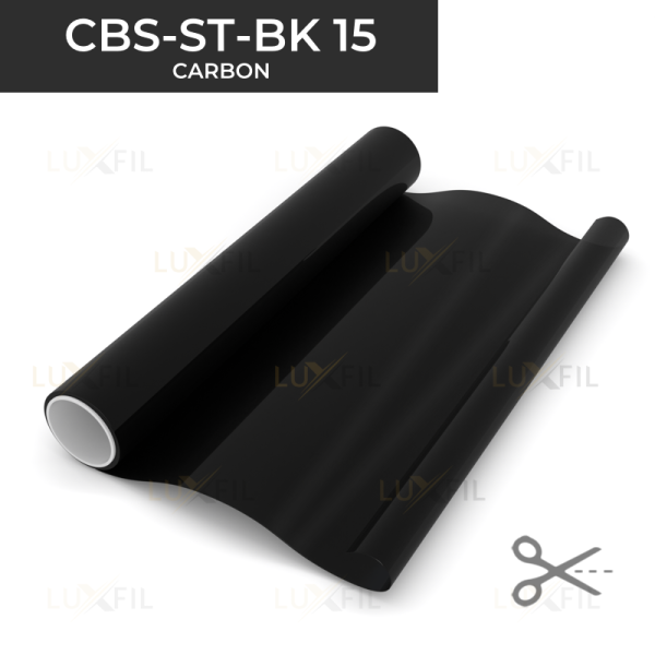 Тонировочная пленка CBS-ST-BK 1530 LUXFIL CARBON 15% (1,52*30м.) Тонировочная пленка CBS-ST-BK 1530 LUXFIL CARBON 15% (1,52*30м.)