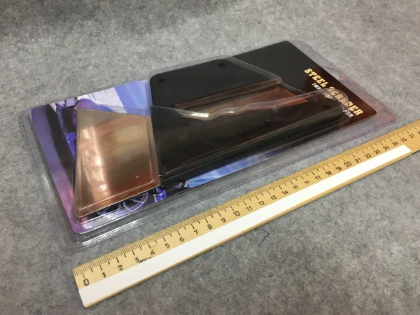 Набор для работы с пленкой из 2-х предметов (металлические уголки и инструменты)