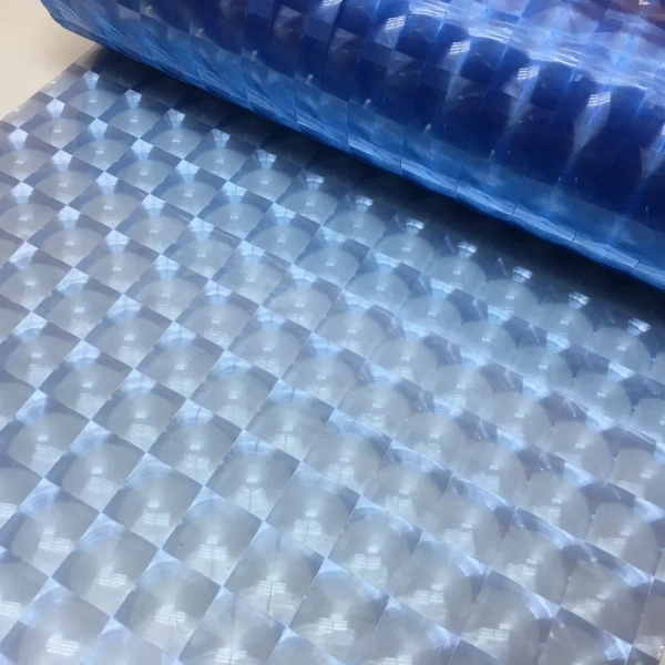 Пленка для фар "голография 4д" голубой R105-4 (akuro),182mkm  8810