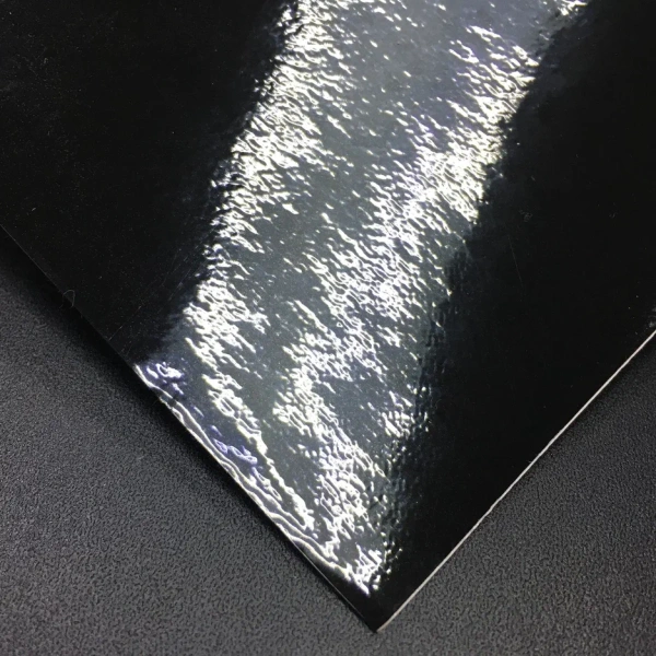 Глянцевая Пленка цвет Черный, 105mkm.,1,52*20м 5 star (с каналами и защиткой)