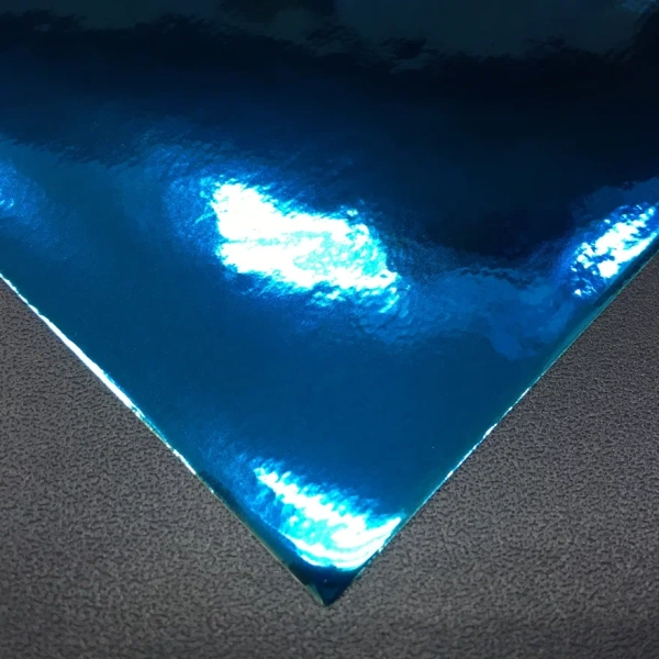 Пленка Хром синий глянец stretch premium 1,5*20м.