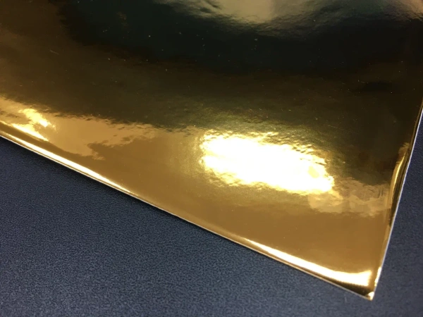 Пленка хром глянец золото 5 star, (1,52*20м.) stretch