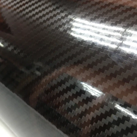 Пленка под карбон 5D черный (1,52*20м) (3D под глянцем)