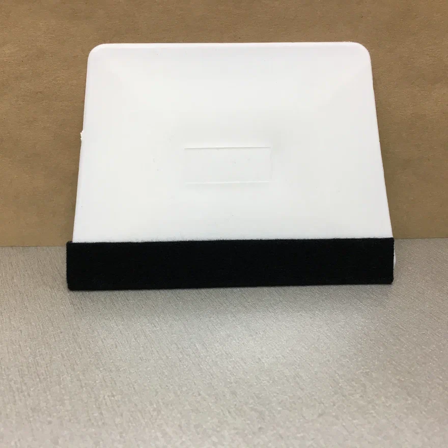 Выгонка трапеция, тефлоновая белая с бархоткой