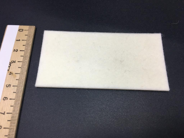 Насадка для ракелей, войлок 5х10см