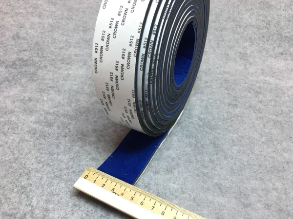 Насадка на ракель из микрофибры в рулоне толщина 3мм, ширина 4см S244 (рулон 5м- губка)