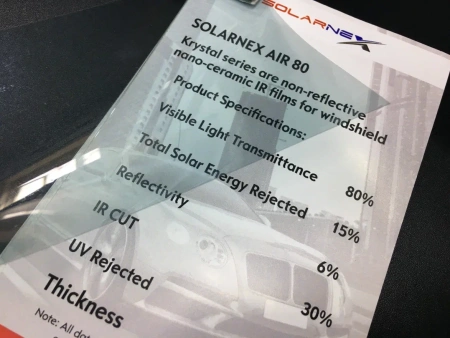 Атермальная пленка SOLARNEX AIR 80% голубой оттенок 1,5*30м