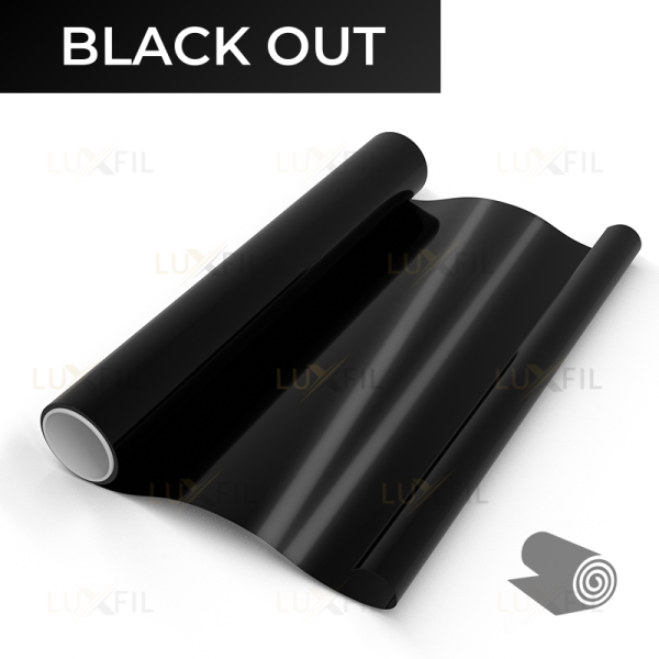 Декоративная пленка BLACK OUT 2 MIL Luxfil (1,52*30м.)