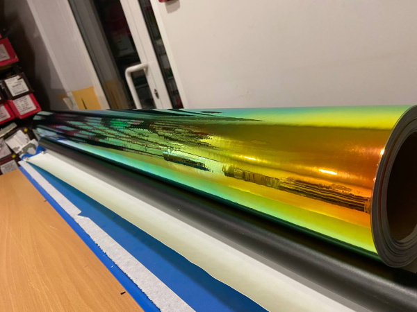 Пленка ПВХ Аквамарин ЗОЛОТО  1,35*18m FIVE STAR