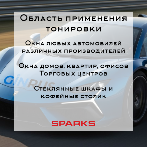 Тонировочная Sparks MAX PRO 50 автомобильная пленка  (1,524*30м.)