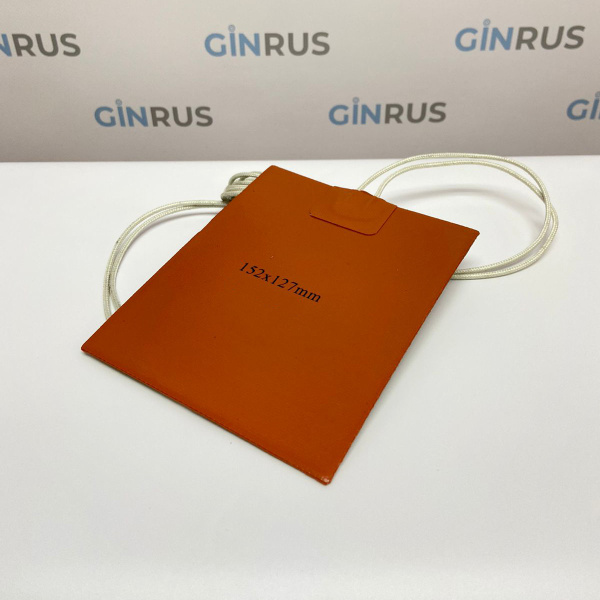 Нагревающая пластина 152*127мм 24v 100w 3М скотч, провод 2 метра