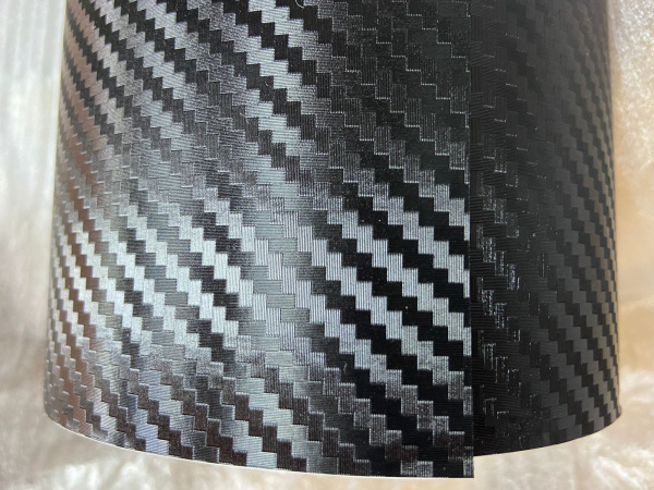 Пленка Карбон Черный 5 star 3D 1.52*30m GR, 123mkm крупная ячейка