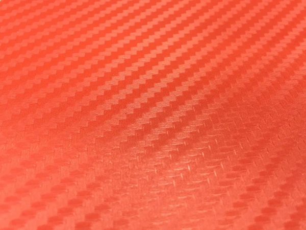 Пленка Карбон Красный 3FS12A 1.52*30m GR, 96mkm 5 star