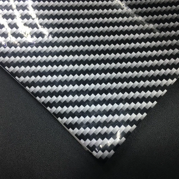 Пленка Карбон 2D черно-белый GZ (5025), 121мкм, 1,27м