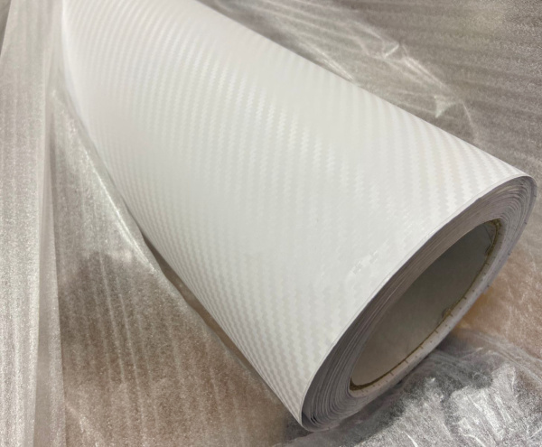 Пленка Карбон Белый 5 Star 1.52*30m  110 мкм