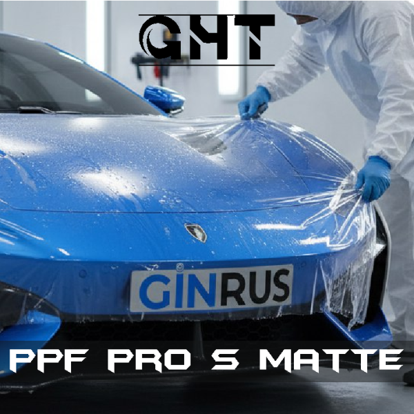 Пленка антигравийная, полиуретановая, прозрачная, матовая GHT PPF PRO-S MATTE 1,52*15м. (8 mil)