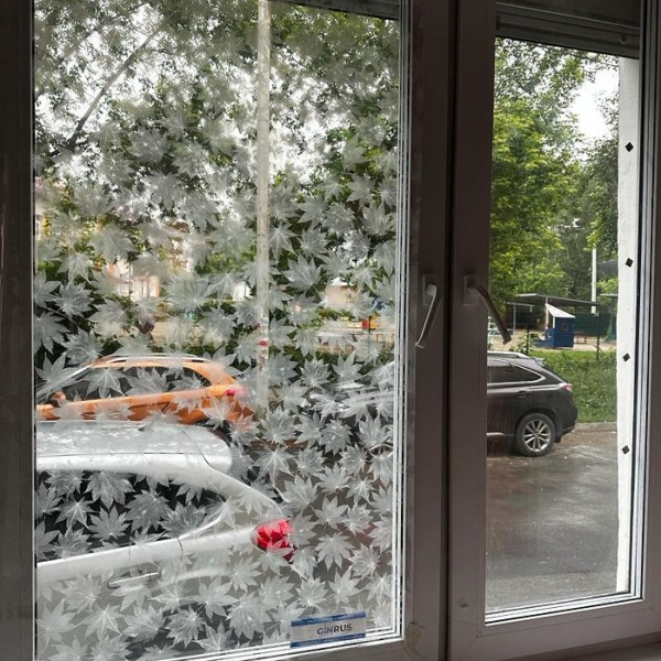 Декоративная пленка USB  PF 37-1, листопад, шир. 1,23 м