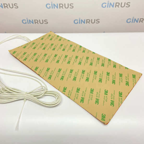 Нагревающая пластина 300*150мм 220v 45w скотч 3М ,провод 2м